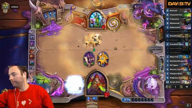 Hearthstone Aggro Laddering Day - P1 - Miracle Rogue смотреть онлайн