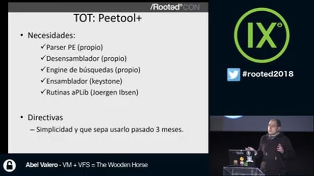 Abel Valero - VM + VFS = The Wooden Horse [RootedCON 2018 - ENG] смотреть онлайн