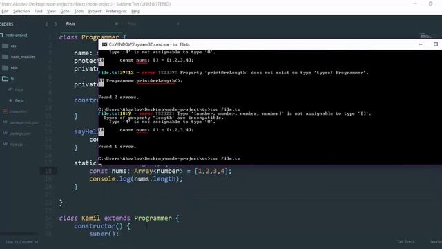 Урок 178. TypeScript. Классы смотреть онлайн