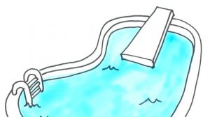 Как нарисовать бассейн | Раскраски детей HD | Рисование и окраска | Рисование для детей.