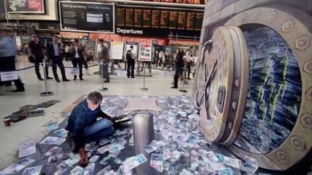 Самые интересные 3d рисунки на асфальте смотреть онлайн