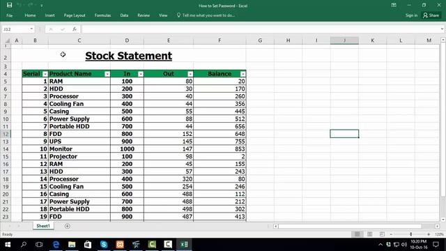 How to Set And Remove Password in Excel 2016 смотреть онлайн