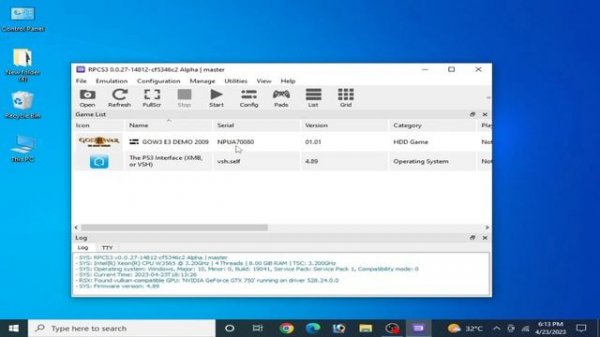 Rpcs3 sys fs mkdir failed with 0x80010006 sys fs stat failed