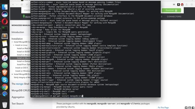 Mongodb installation on Ubuntu 16 04 смотреть онлайн