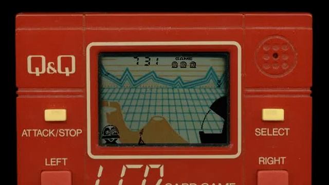 Flying Saucer / OVNI / UFO Q&Q LCD Card Game Clock (1981) - Simulator (2001) - Gameplay. смотреть онлайн