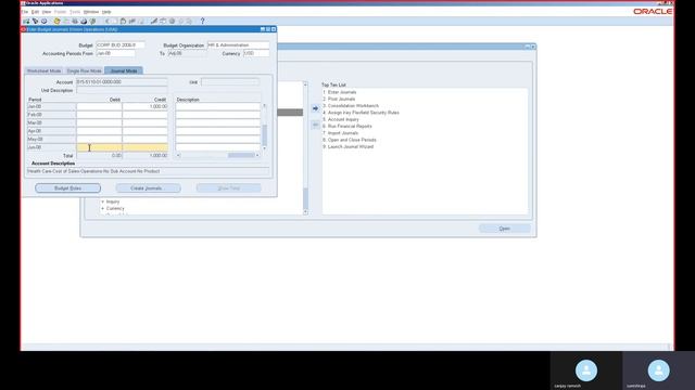 Oracle Financials - R12 GL Budget (Tamil) смотреть онлайн