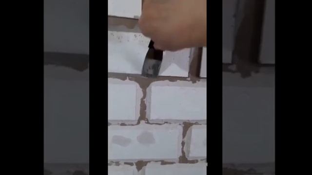 "Кирпичная стена"из потолочной плитки:) смотреть онлайн