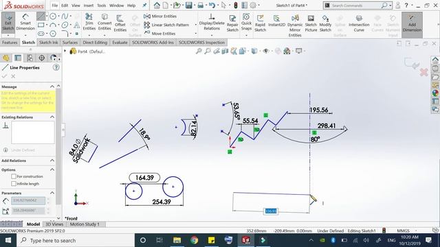 Sketch Numeric Input and add Dimension Solidworks in Urdu / Hindi | Tutorial 61 смотреть онлайн