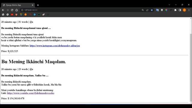 Djangoda Top 10 foydali Template Teglar | Top 10 most useful django template tags смотреть онлайн