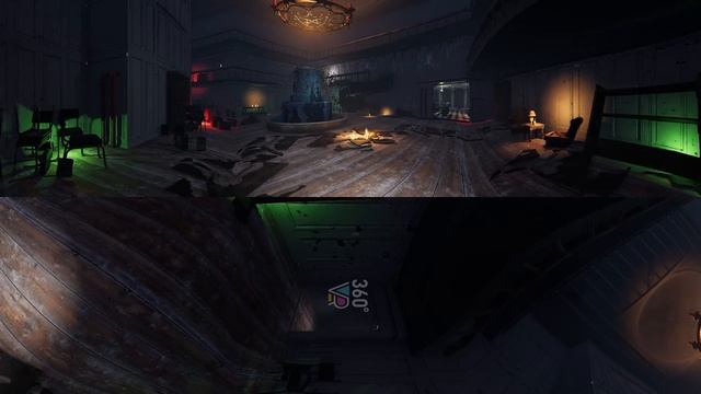 VR 360 Abandoned ZOMBIE Cruise Ship IN THUNDERSTORM - SURVIVAL INSIDE 360 video horror смотреть онлайн