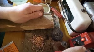 Пайка мормышек без приспособлений