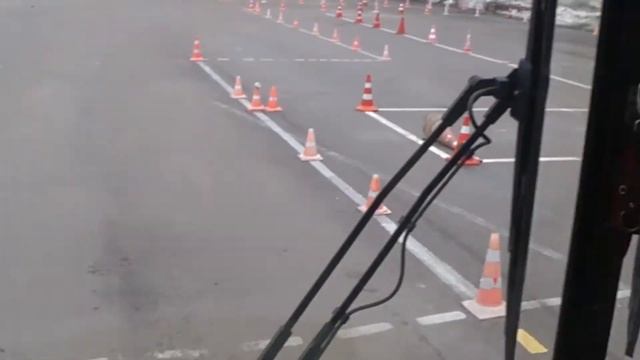 ГУП Пассажиравтотранс . Прохождение учебной площадки на категорию D. смотреть онлайн