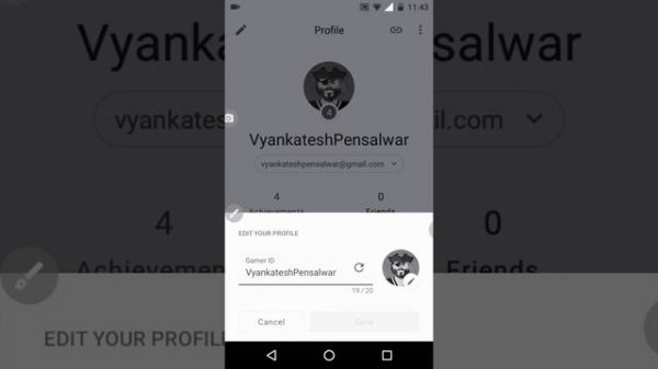 how to change google play games account,name and profile picture