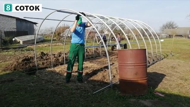 Сборка теплицы из поликарбоната пошагово своими руками смотреть онлайн