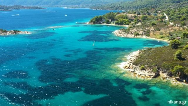 Diaporos island, Vourvourou, Sithonia смотреть онлайн