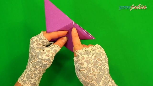 Оригами Сумочка из бумаги для кукол смотреть онлайн