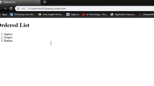 Ordered List in HTML Part-03 смотреть онлайн