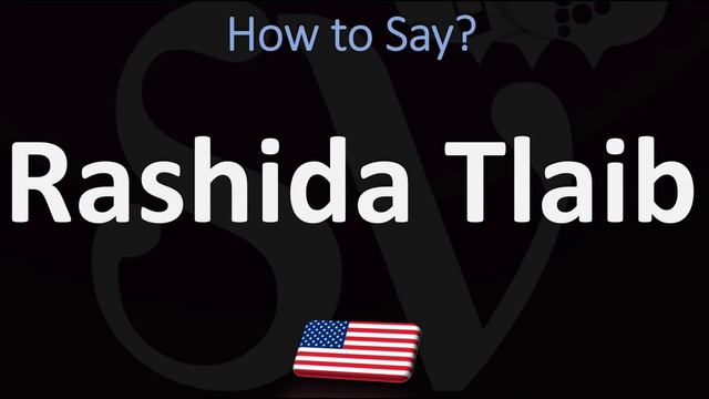How to Pronounce Rashida Tlaib? (CORRECTLY) смотреть онлайн