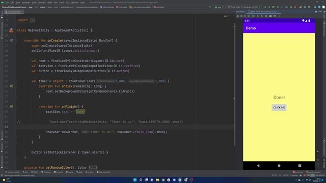 Toast vs. Snackbar | Android 2022 | Kotlin смотреть онлайн