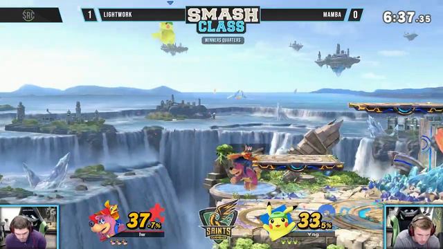 Winners Quarterfinals - Mamba (Pikachu) vs. Lightwork (Banjo) - Smash Class #97 смотреть онлайн