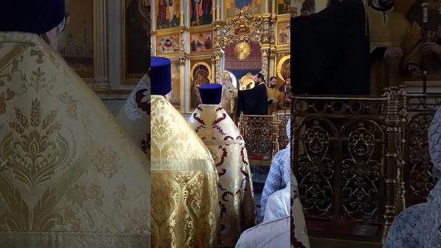 Архиерейская служба в Богоявленском Соборе Епископа Николая. смотреть онлайн