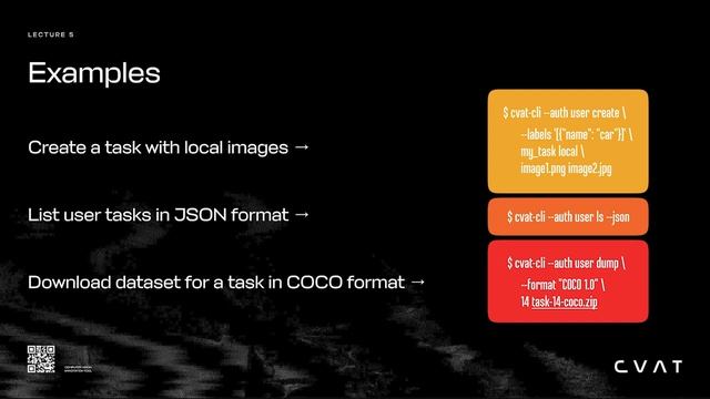 CVAT Course. Lecture #5 - Using CVAT CLI