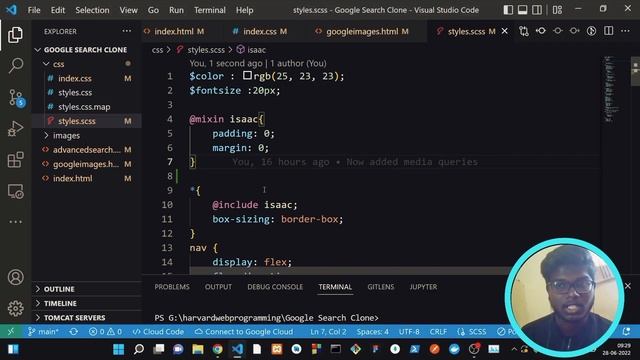 Beginner's Google Search Clone CS50's Web Project 0 Easy Step by Step Code Walkthrough | смотреть онлайн