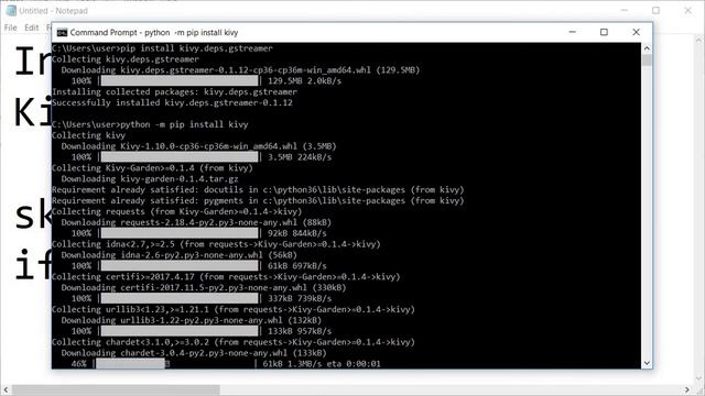 How to install kivy on python (python game) смотреть онлайн