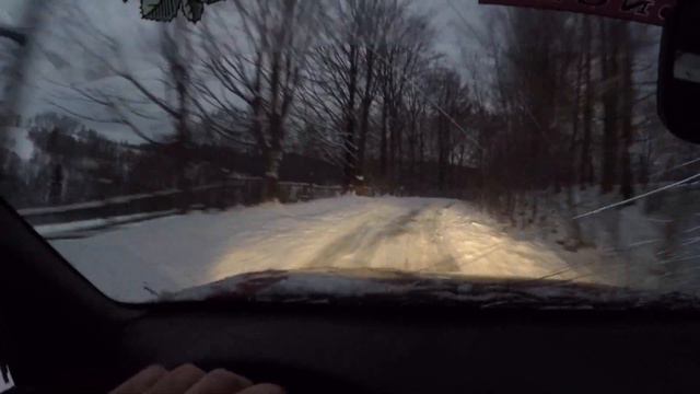 Onboard Citroen Saxo 1.1  RZ Bernartice - Popílek 2/4