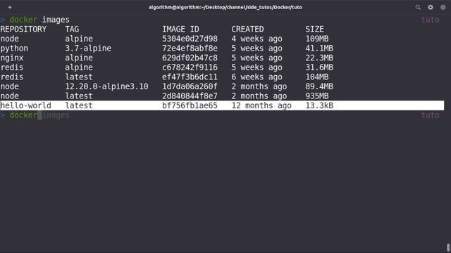 #09 - التعامل مع أمر docker images смотреть онлайн