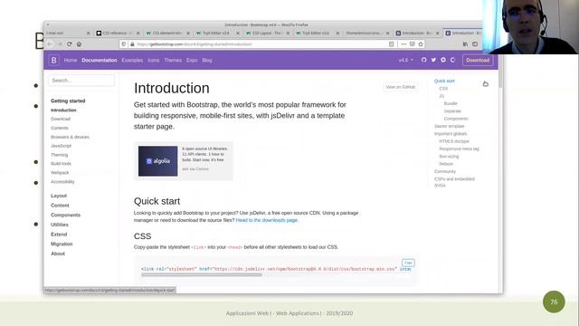 AW1-2021-L10: CSS, responsive layout, bootstrap смотреть онлайн