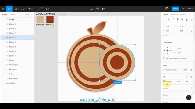 Logo design | CO letter | Figma logo design tutorial | смотреть онлайн