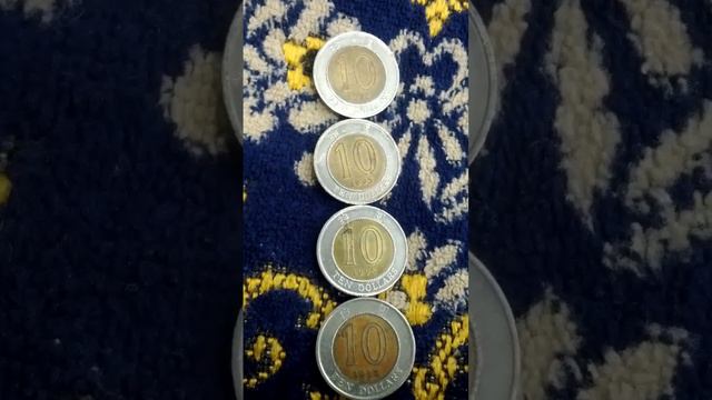 Lots of Hong Kong 10 Dollar 1995(AH 1417) Bi-Metal Coins-04 смотреть онлайн