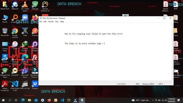 Fix Snip and sketch on windows 10 with easier steps смотреть онлайн