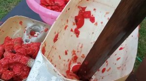 Супер быстрый станок для изготовления томатного сока в домашних условиях!