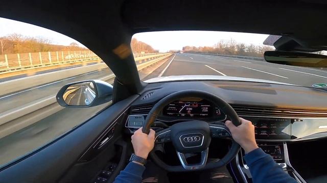 Audi SQ8 TDI 2019 | 435 HP | GERMAN Autobahn | Top Speed
