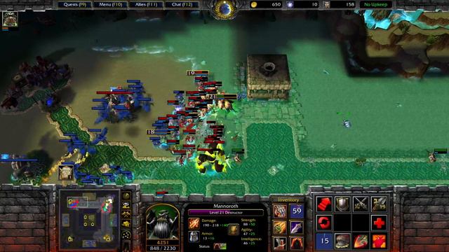 1v6 what else? ~ Hero Push #02 - Warcraft 3 Custom Game Livecast смотреть онлайн