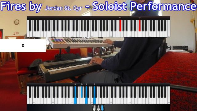 Fires by Jordan St. Cyr (cover) - with Chords Display смотреть онлайн