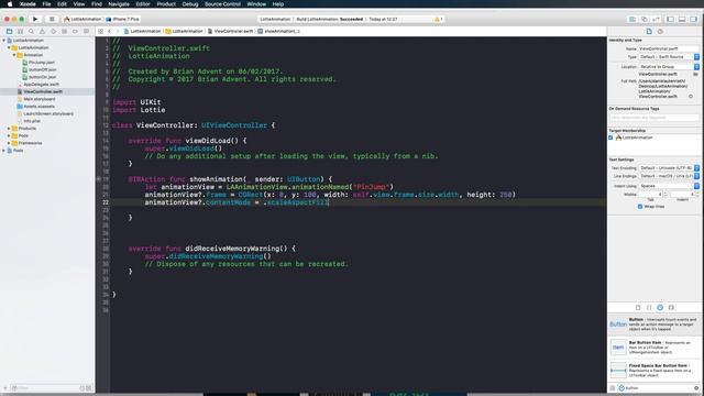 iOS Swift Tutorial: Insane Animations with AfterEffects and Lottie смотреть онлайн