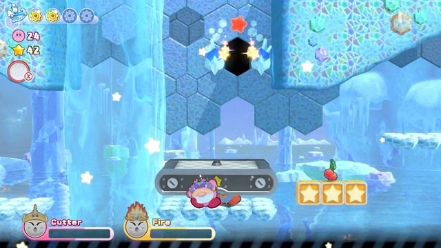 Kirby's Return To Dream Land Deluxe - Snow Bowling In White Wafers Gameplay Walkthrough смотреть онлайн