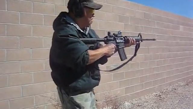 Shooting the Mosin Nagant and the CMMG AR-15 смотреть онлайн