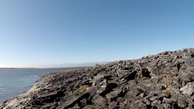 Хроники экспедиции. Карское море. п-ов Минина. Памятный знак. 3.08.2015г. смотреть онлайн