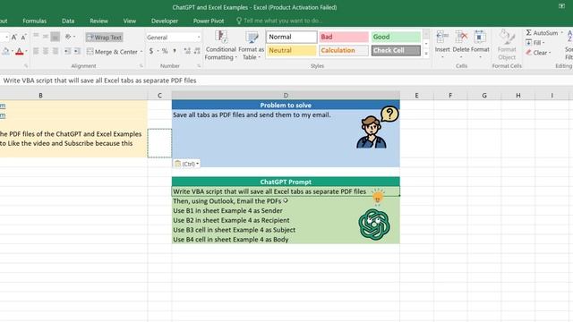How To Use ChatGPT and Excel VBA to Automate BORING Office Tasks смотреть онлайн