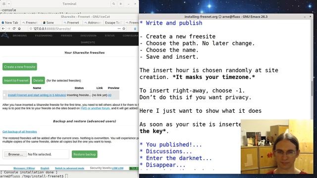 Installing Freenet on GNU Linux - 5 minutes to Censorship Resistance смотреть онлайн