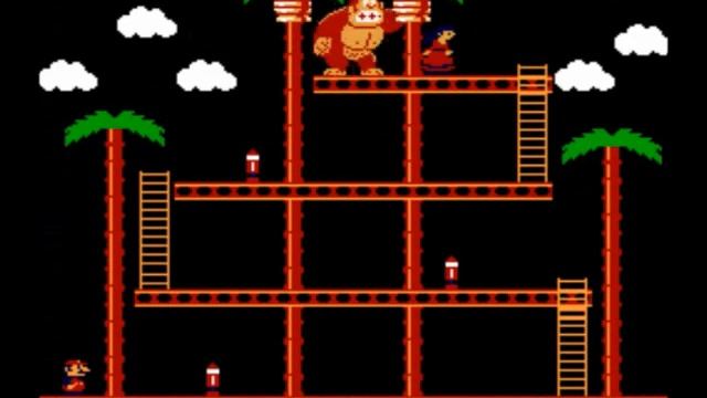 Donkey Kong Arcade Attacks Again! (My first NES-like fangame 2017/2018 released) (Tribute fangame) смотреть онлайн