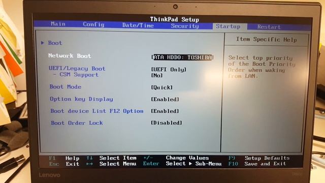 Lenovo BIOS setup смотреть онлайн