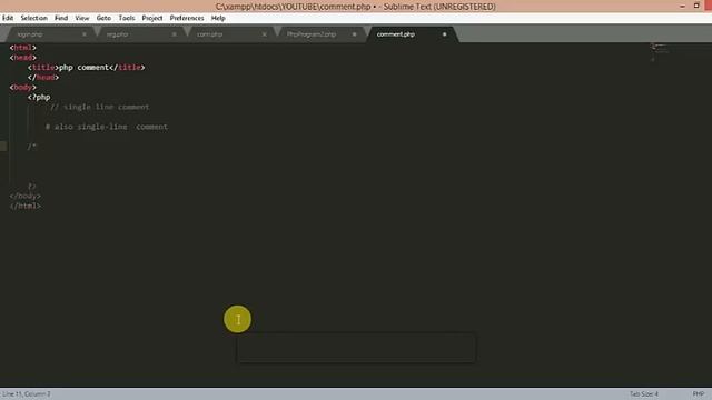 comment out php in html || PHP COMMENTS ||php comment standards смотреть онлайн