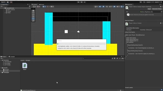 КАК СДЕЛАТЬ ПРЫЖОК НА Unity 2D?! смотреть онлайн