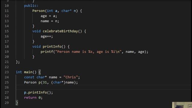 CS 174 Module 9: Intro To C++ Classes смотреть онлайн