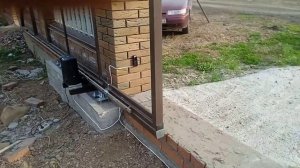 откатные ворота  с электроприводом  дорхан